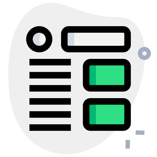 Landing page icône