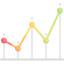 Line chart 图标 64x64