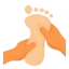 Foot massage icon 64x64