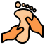 Foot massage icon 64x64
