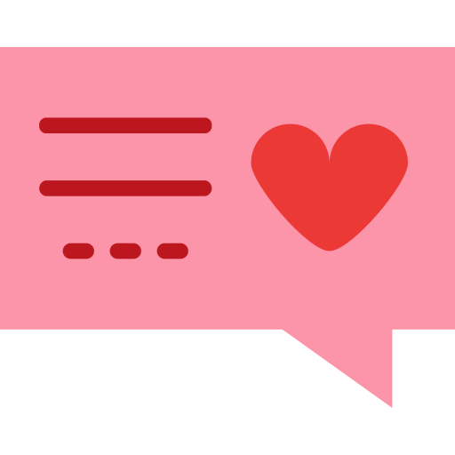 Love message icon