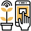 Smart farm icon 64x64