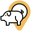 Location pin icon 64x64