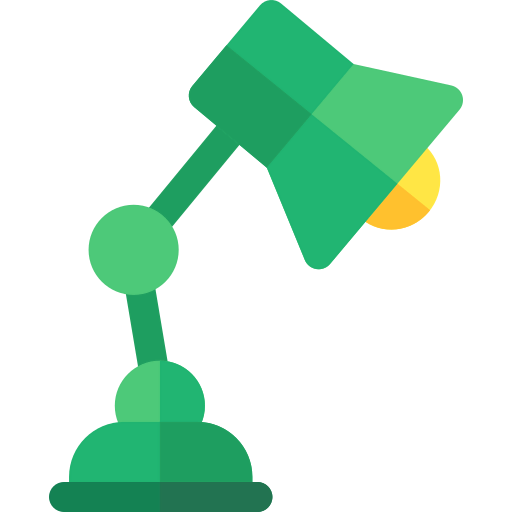 Desk lamp icon