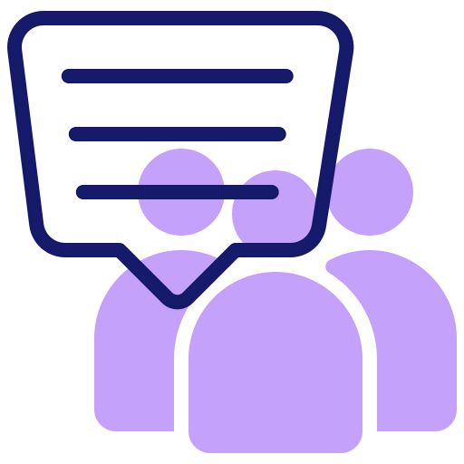 Speech bubbles icon