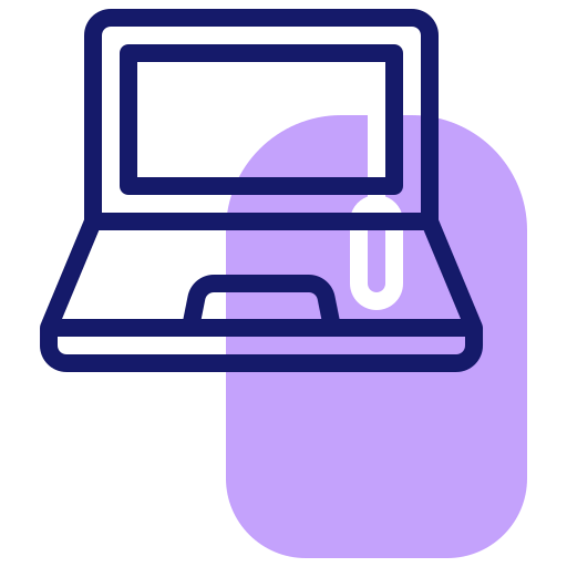 Laptop computer icon
