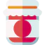 Strawberry jam icon 64x64