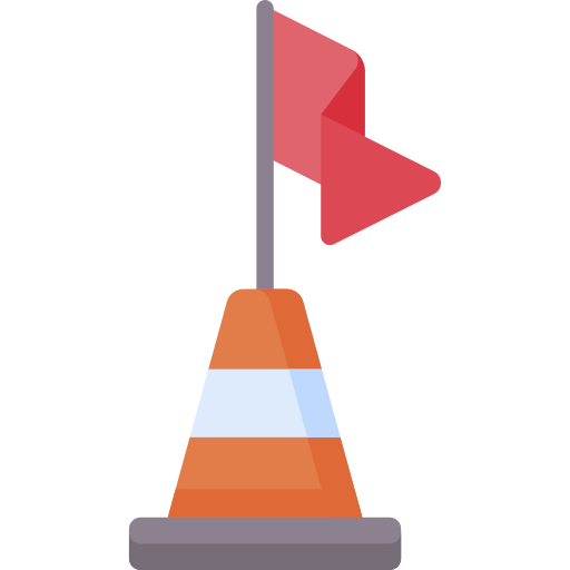Traffic cone icon