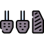 Car pedals icon 64x64