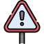 Caution sign icon 64x64