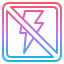 Flash off icon 64x64