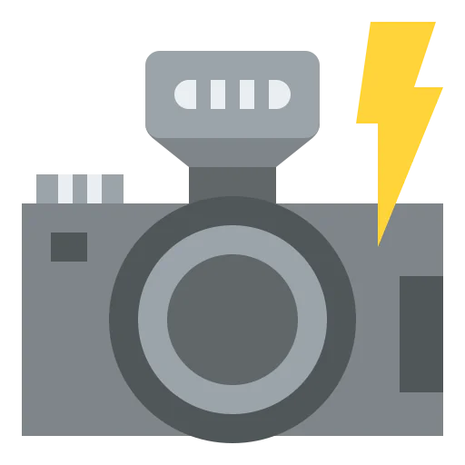 Camera flash icon