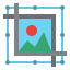 Cropping tool icon 64x64