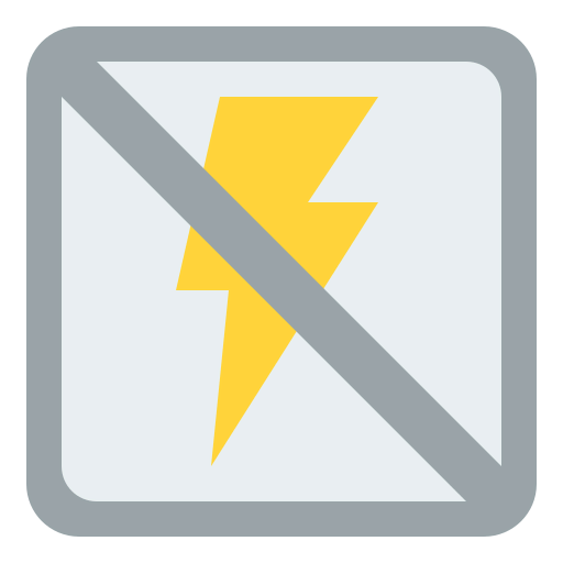 Flash off icon