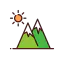 Mountains icon 64x64
