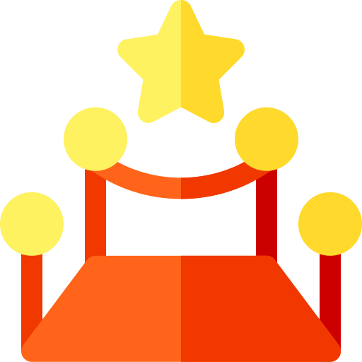 Red carpet icon