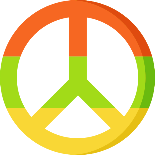 Peace symbol icon