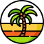 Palm tree icon 64x64