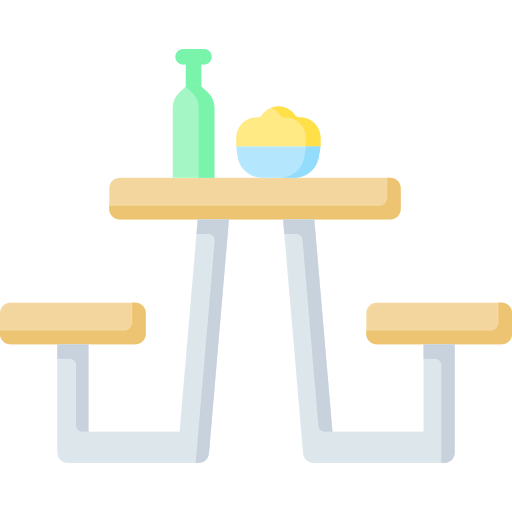 Picnic table icon