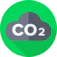 CO2 cloud icon 64x64
