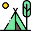 Tent アイコン 64x64