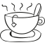 Hot mug doodle icon 64x64