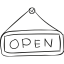 Open Sign ícono 64x64