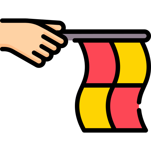 Offside flag icon
