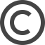 Copyright Symbol icon 64x64