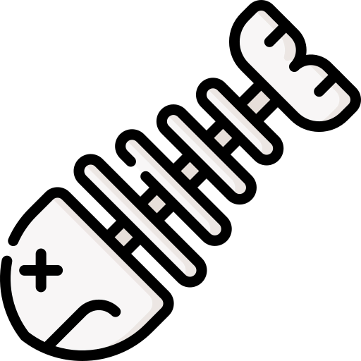 Fish bone icon