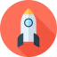 Rocket ship launch іконка 64x64