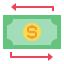 Money transfer icon 64x64
