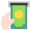 Money withdrawal icon 64x64