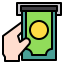 Money withdrawal icon 64x64