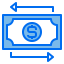 Money transfer icon 64x64