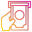 Money withdrawal icon 64x64
