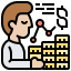 Human investment icon 64x64