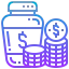 Money jar icon 64x64