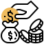 Money bag icon 64x64