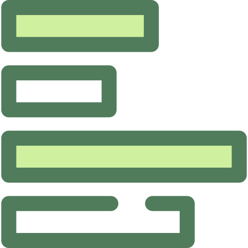 Left alignment icon