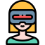 Vr goggles icon 64x64