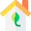 Eco house icon 64x64