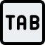 Tab key icon 64x64