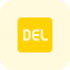 Delete icon 64x64