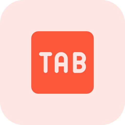 Tab key icon