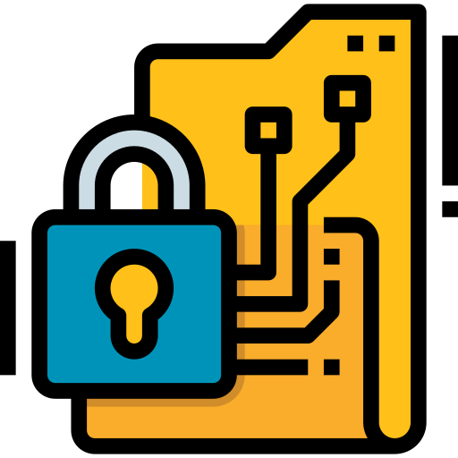 Data encryption ícone