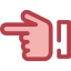 Pointing left 图标 64x64