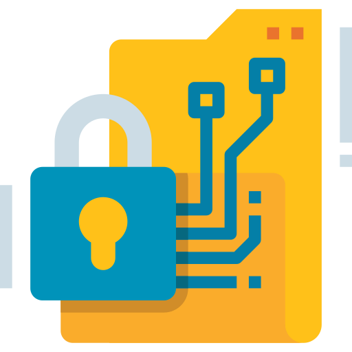 Data encryption ícone