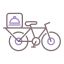 Delivery bike icône 64x64