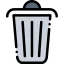 Trash bin icon 64x64